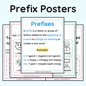 Prefix Posters Anchor Chart