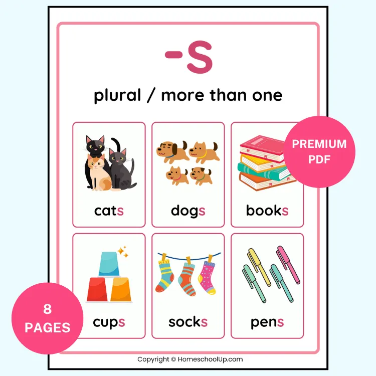Suffix Posters Anchor Chart s